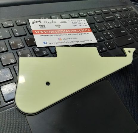 Пікгард панель для гітари Gibson Epiphone Cort Les Paul LP China, ментоловий тришаровий