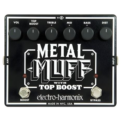Гитарная педаль эффектов дисторшин Electro-Harmonix Metal Muff для електрогитари электрогитары Гитарная педаль эффектов дисторшин Electro-Harmonix Metal Muff для електрогитари электрогитары