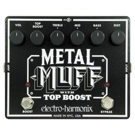 Гитарная педаль эффектов дисторшин Electro-Harmonix Metal Muff для електрогитари электрогитары