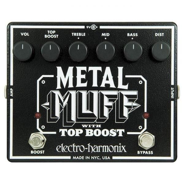 Гітарна педаль ефектів дисторшин Electro-Harmonix Metal Muff для електрогітарі електрогітари Гітарна педаль ефектів дисторшин Electro-Harmonix Metal Muff для електрогітарі електрогітари