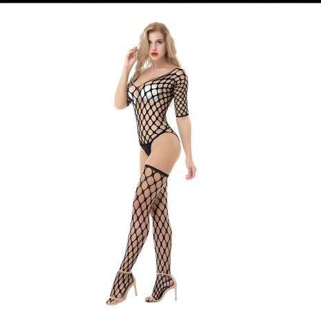 Женский комплект прозрачной эротической сетки сексуальный