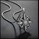 Ювелірний кулон-ланцюжок компас прикрашання біжутерія намисто Ювелірний кулон-ланцюжок компас прикрашання біжутерія намисто