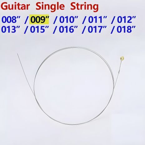 Струна запасна 009 для електрогітари, акустичних та класичних гітар