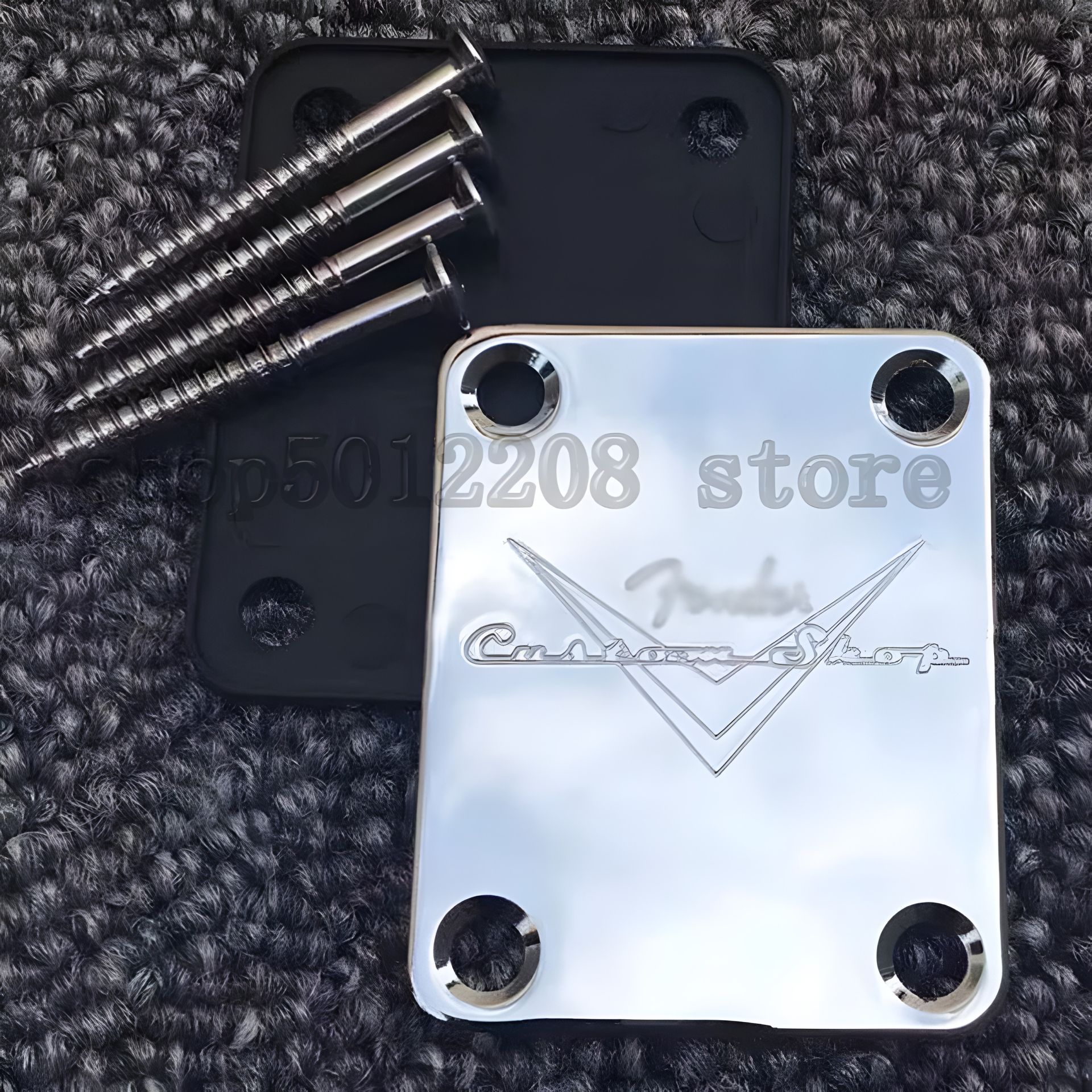 Кріплення для грифа некплейт neckplate електрогітари Custom Shop Fender Stratocaster Telecaster Jazz Bass Кріплення для грифа некплейт neckplate електрогітари Custom Shop Fender Stratocaster Telecaster Jazz Bass