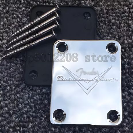 Кріплення для грифа некплейт neckplate електрогітари Custom Shop Fender Stratocaster Telecaster Jazz Bass Кріплення для грифа некплейт neckplate електрогітари Custom Shop Fender Stratocaster Telecaster Jazz Bass