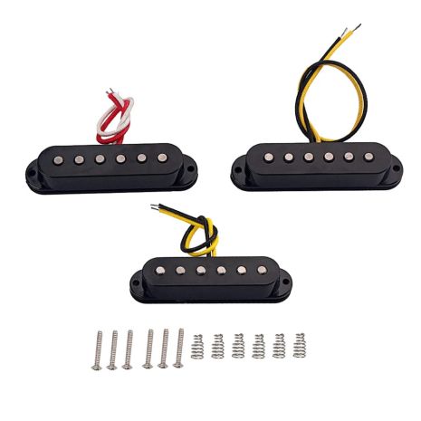 Set черных синглов датчики КЕРАМИКА для электрогитары Fender Stratocaster squer Cort Ibanes Shur LTD ESP