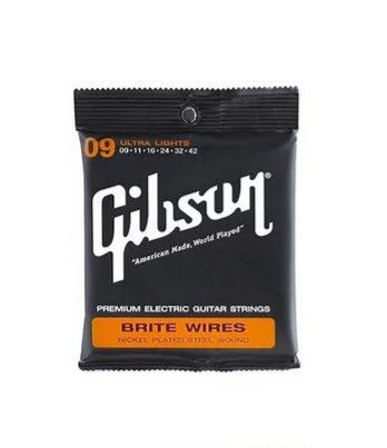 Струни для електрогітари гітари Gibson 09-42 lights