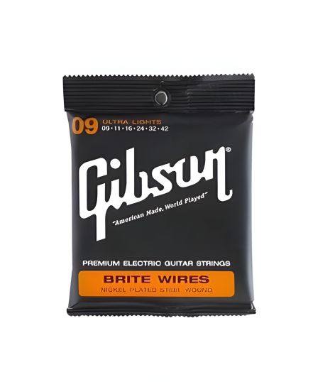 Струны для электрогитары гитары Gibson 09-42 lights Струны для электрогитары гитары Gibson 09-42 lights