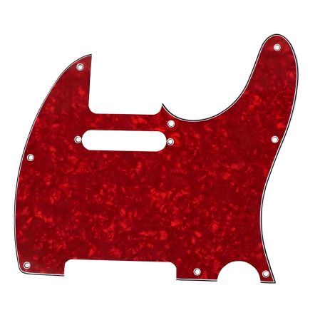 Пикгард красный для электрогитары Fender Telecaster TL China