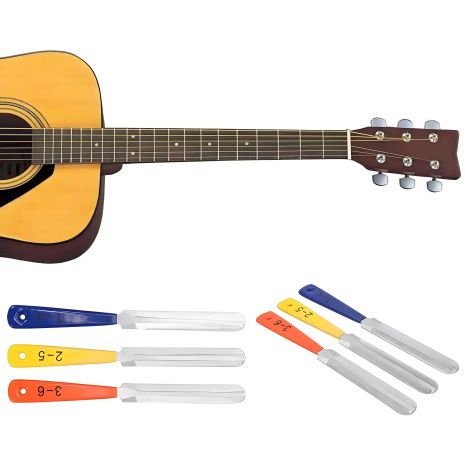 Набір напилків для обробки верхнього поріжка гітари та електрогітари Набір напилків для обробки верхнього поріжка гітари та електрогітари