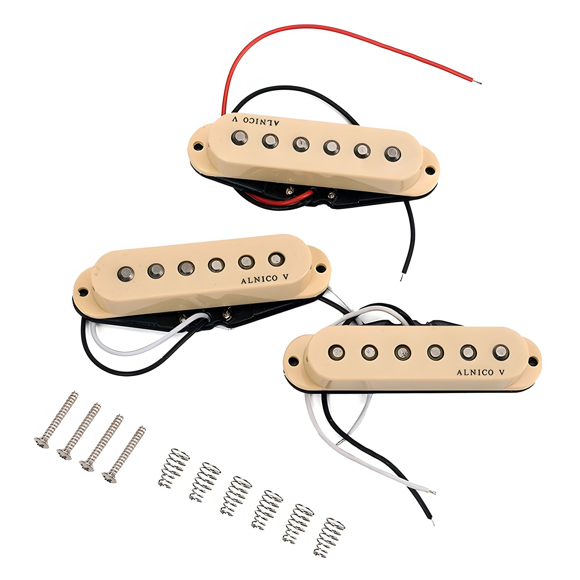 Set вінтажних синглів датчики Alnico 5 для електрогітари Fender Stratocaster squer Cort Ibanes Shur LTD ESP Set вінтажних синглів датчики Alnico 5 для електрогітари Fender Stratocaster squer Cort Ibanes Shur LTD ESP