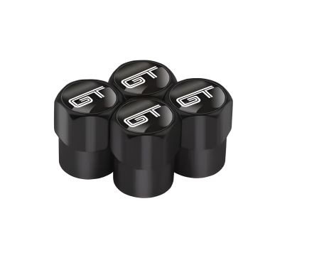 Чорні ковпачки для колісних золотників Mustang