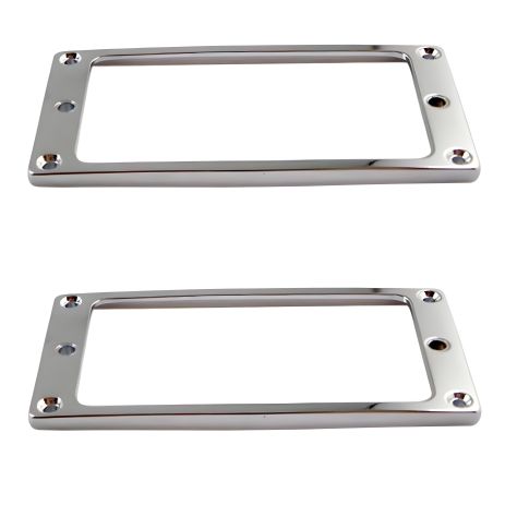 Металеві рамки для хамбакерів на електрогітару Fender Jackson LTD Squer Cort Yamaha, хромові Металеві рамки для хамбакерів на електрогітару Fender Jackson LTD Squer Cort Yamaha, хромові