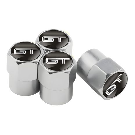 Ковпачки для коліс на золотушник ніпеля автомобіля Mustang хром