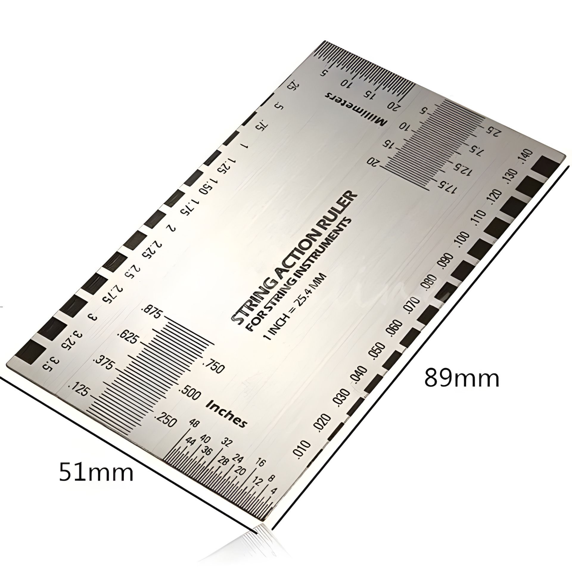 Мірна лінійка для гітари з нержавіючої сталі Мірна лінійка для гітари з нержавіючої сталі