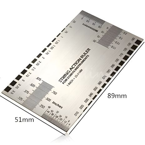 Мірна лінійка для гітари з нержавіючої сталі Мірна лінійка для гітари з нержавіючої сталі