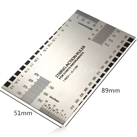 Измерительная линейка для гитар: классическая, электрогитара, бас-гитара, нержавеющая сталь Измерительная линейка для гитар: классическая, электрогитара, бас-гитара, нержавеющая сталь