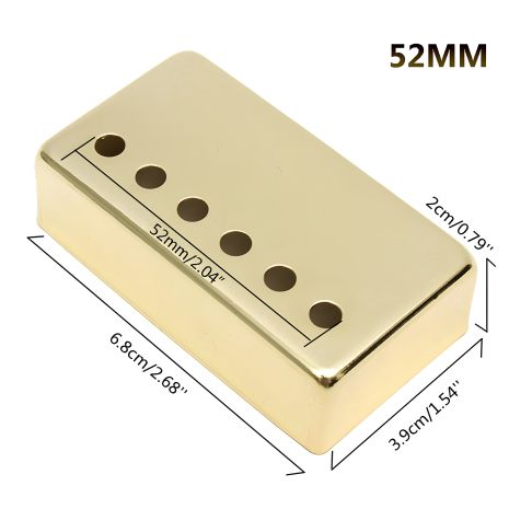 Золотистая крышка для хамбакера Gibson Epiphone Les Paul LP, 52 мм