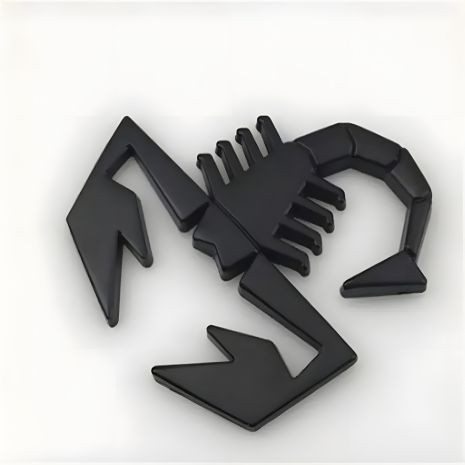 Эмблема украшение для авто или гитары: черный скорпион