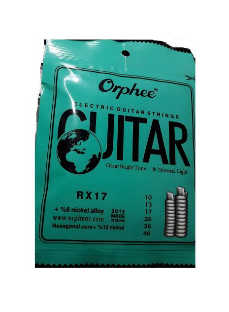 Нікелеві струни Orphee для електрогітари 010-046