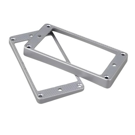 Хромированные рамки для хамбакеров на электрогитару Gibson Epiphone Les Paul LP Хромированные рамки для хамбакеров на электрогитару Gibson Epiphone Les Paul LP