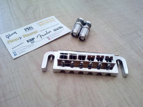 СТОПбар для гітари, мензурний мостовий утримувач струн для SG, Les Paul ES ХРОМ