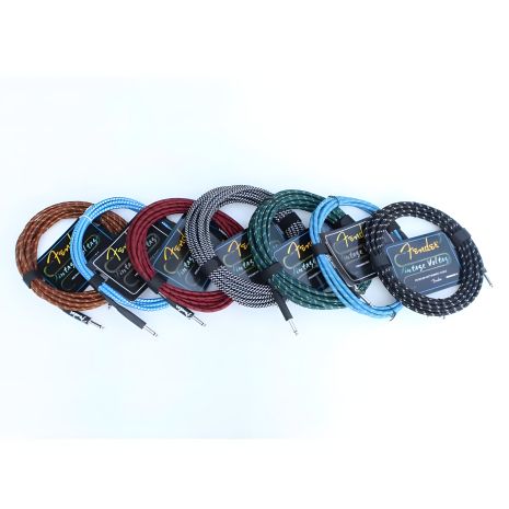 Кабель інструментальний Fender для електрогітари 3 м гітарний дріт Кабель інструментальний Fender для електрогітари 3 м гітарний дріт