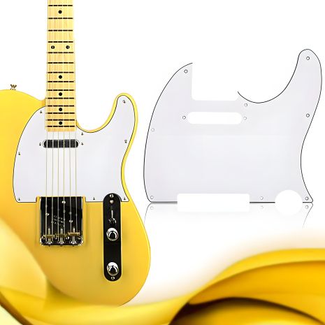 Белый пикгард для электрогитары Fender Telecaster TL China