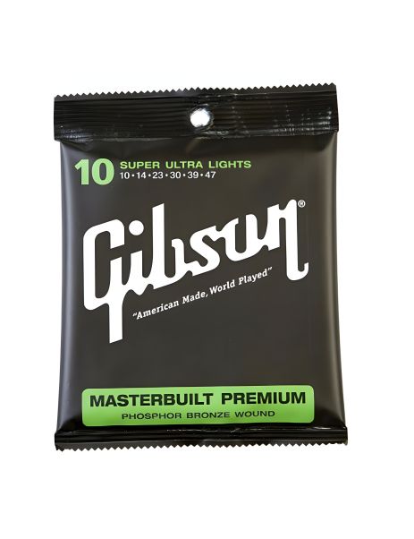Струни для акустичної гітари Gibson 10-47 супер легкі Струни для акустичної гітари Gibson 10-47 супер легкі