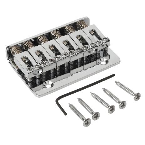 Фиксированный гитарный бридж струнодержатель hard tail hardtail ХРОМ для электрогитары Фиксированный гитарный бридж струнодержатель hard tail hardtail ХРОМ для электрогитары