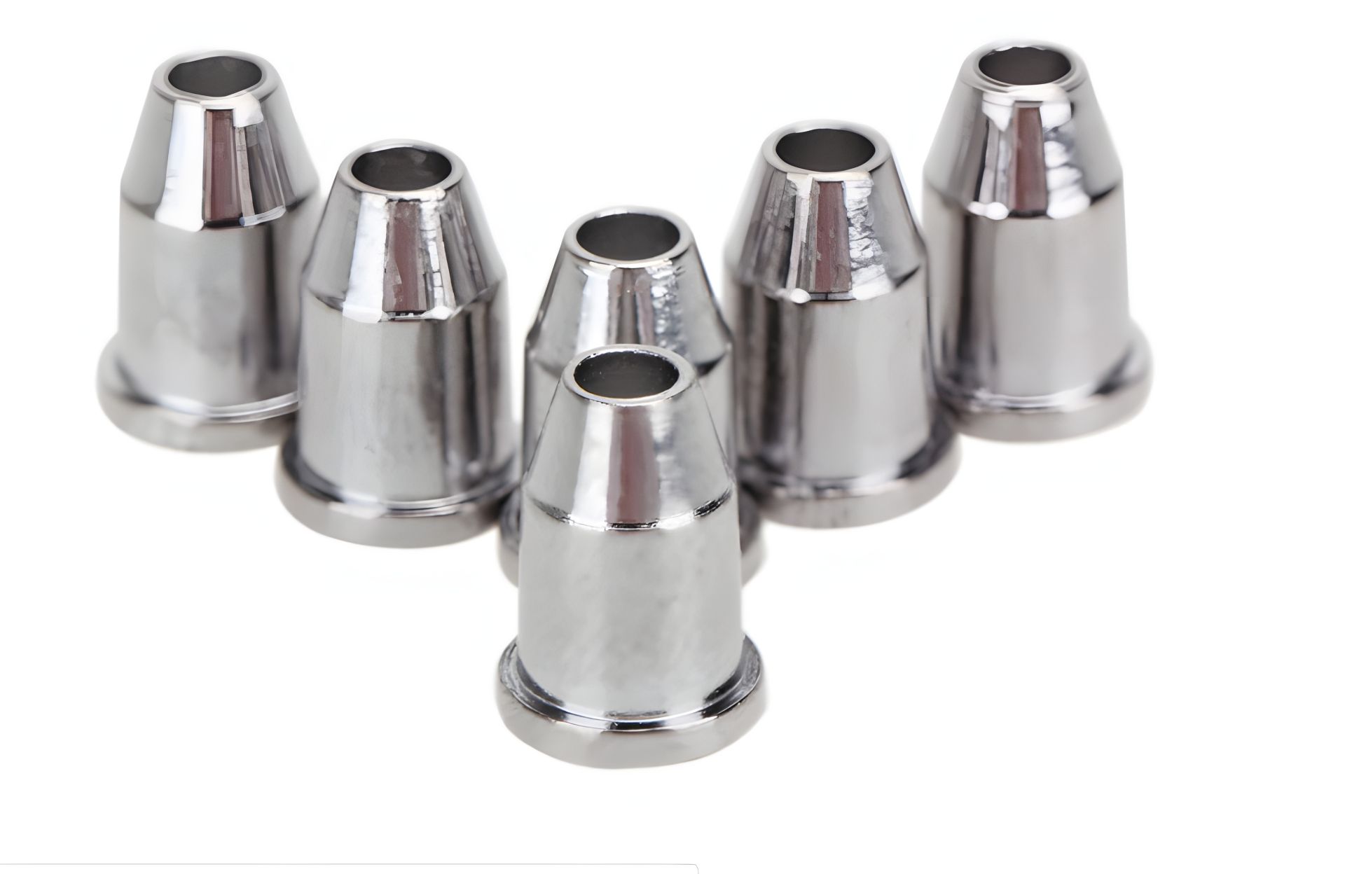 Набор гильз для гитарного бридж-холдера hard tail ХРОМ Набор гильз для гитарного бридж-холдера hard tail ХРОМ