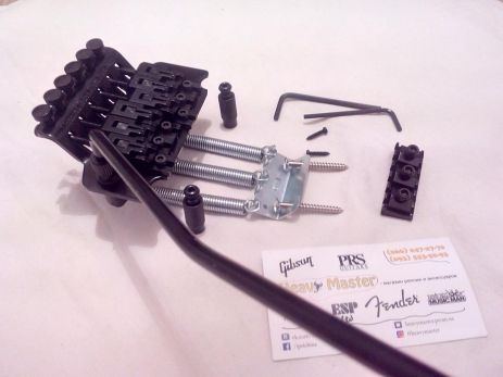 Гитарный Бридж Флойд роуз Floyd Rose тремоло для электрогитары гитары черный