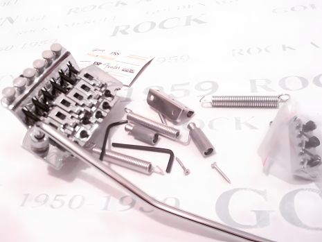 Гітарний бридж Floyd Rose хвилястий хром для електрогітари Гітарний бридж Floyd Rose хвилястий хром для електрогітари