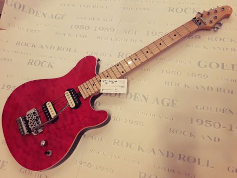 Ernie Ball Music Man AX40 електрогітара Trans Pink China