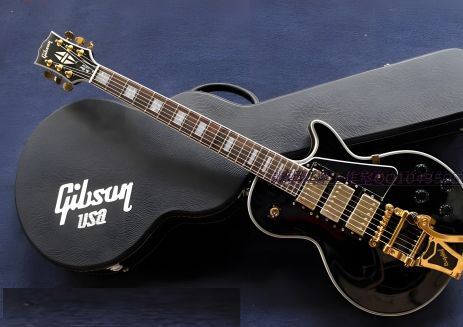Легендарная электрогитара Gibson 1957 Les Paul Custom 3 Pickup Vos Bigsby China