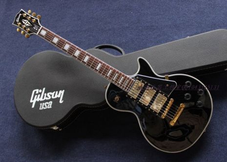 Електрогітара Gibson 1957 Les Paul Custom 3 Ebony China