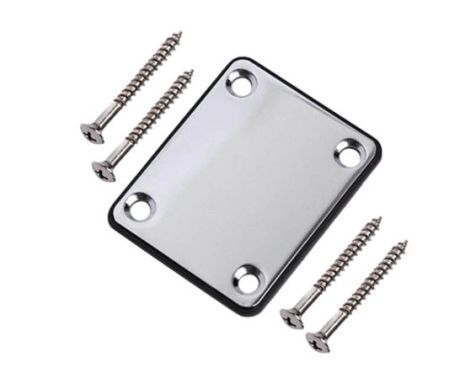 Крепление для грифа некплейт neckplate электрогитары бас-гитары Fender Stratocaster Telecaster Jazz Bass