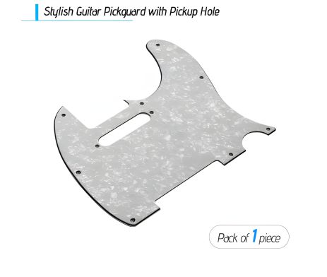 Пикгард белый перламутровый для электрогитары Fender Telecaster TL China