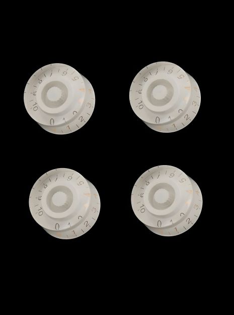 Потенциометровые ручки для гитар Gibson, Epiphone, Les Paul, Fender, Jackson, Cort белые Custom Потенциометровые ручки для гитар Gibson, Epiphone, Les Paul, Fender, Jackson, Cort белые Custom