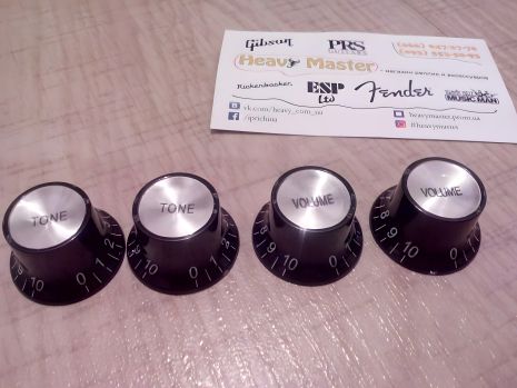 Регулировочные ручки для потенциометров электрических гитар Gibson, Epiphone, Fender Регулировочные ручки для потенциометров электрических гитар Gibson, Epiphone, Fender