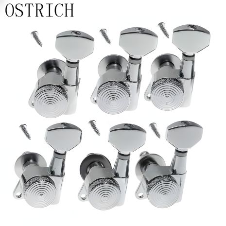 Колки локові для електро- і акустичних гітар 6L Lock хромові Колки локові для електро- і акустичних гітар 6L Lock хромові