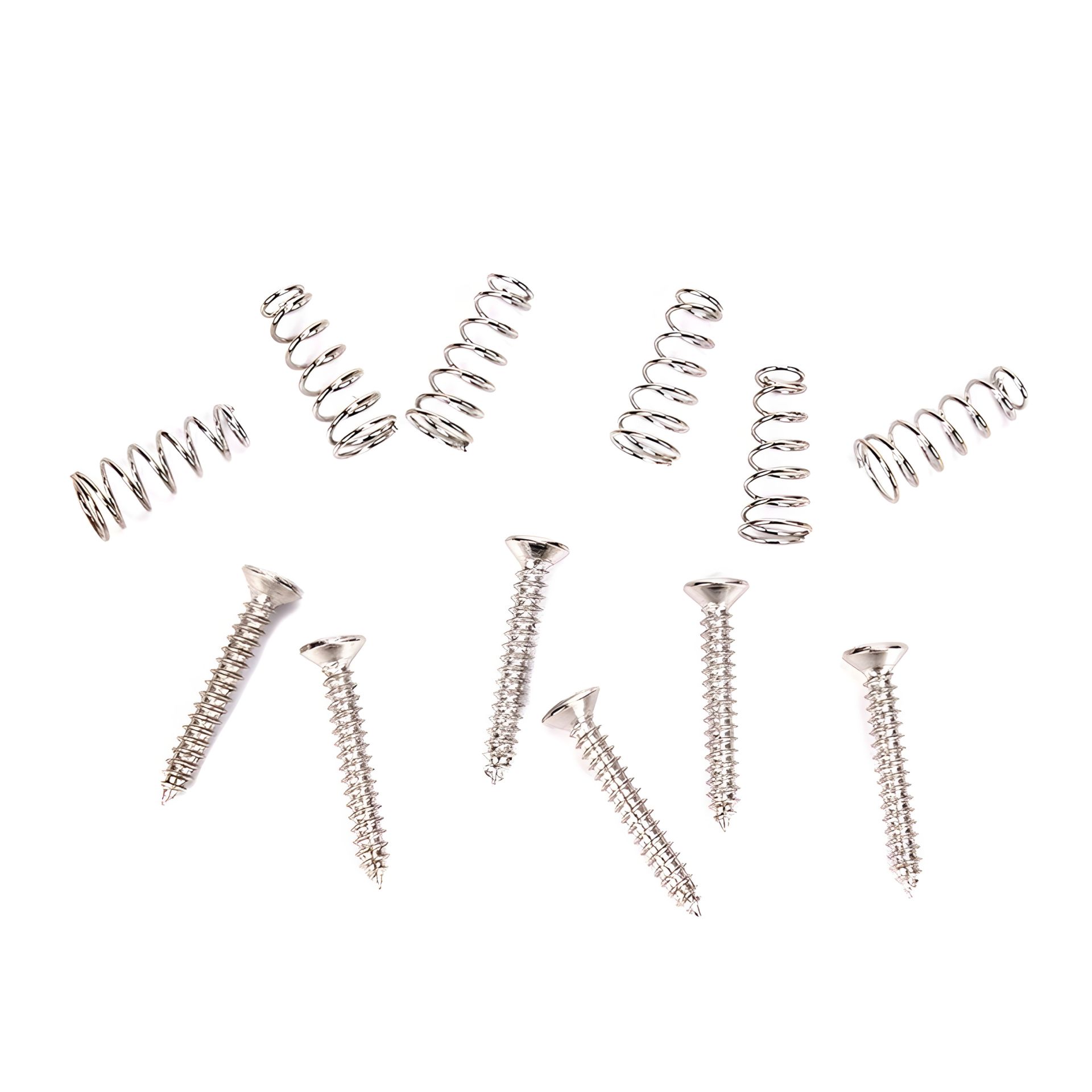 Хромовані саморізи-кріплення для гітари Fender Stratocaster ST Ibanes Shur LTD Хромовані саморізи-кріплення для гітари Fender Stratocaster ST Ibanes Shur LTD