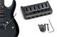 Бридж фіксований струнотримач hard tail для електрогітари чорний 3