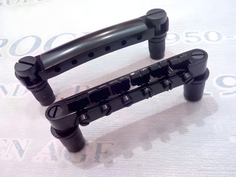 Бридж струнодержатель Tune-o-matic для гитары Gibson SG Les Paul ES ЧЕРНЫЙ
