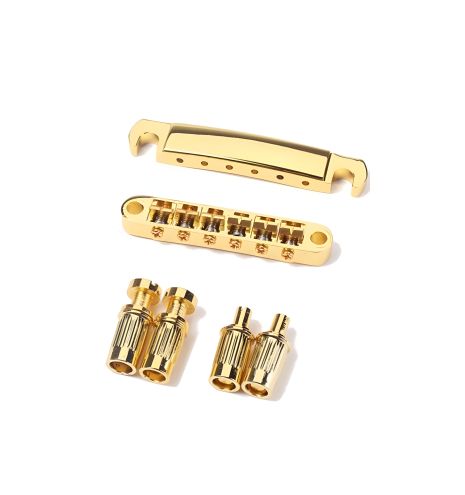 Золотий струнотримач бридж Tune-o-matic для гітари Gibson SG Les Paul ES Золотий струнотримач бридж Tune-o-matic для гітари Gibson SG Les Paul ES