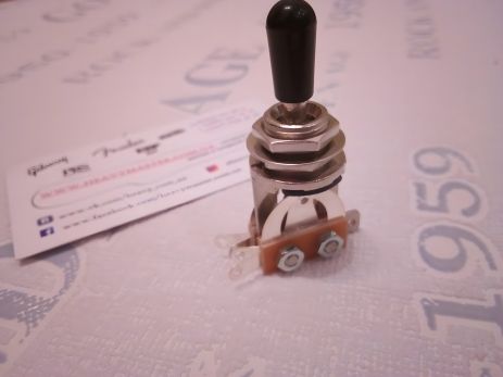 Переключатель-тумблер для электрогитары Gibson LP Les Paul SG ES, хромировано-черный