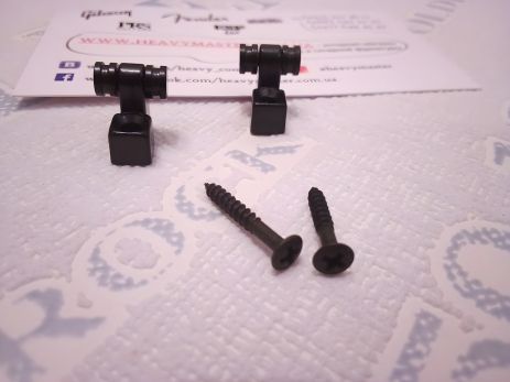 Чорні роликові ретейнери для електрогітари гітари Чорні роликові ретейнери для електрогітари гітари