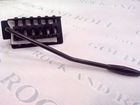 Тремоло бридж для електрогітари Fender Stratocaster, Чорний Тремоло бридж для електрогітари Fender Stratocaster, Чорний