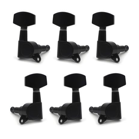 Кілки для гітари великі ручки чорні, комплект 3L+3R Кілки для гітари великі ручки чорні, комплект 3L+3R