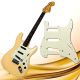 Пикгард для электрогитары Fender Stratocaster ST American standard САЛАТОВЫЙ